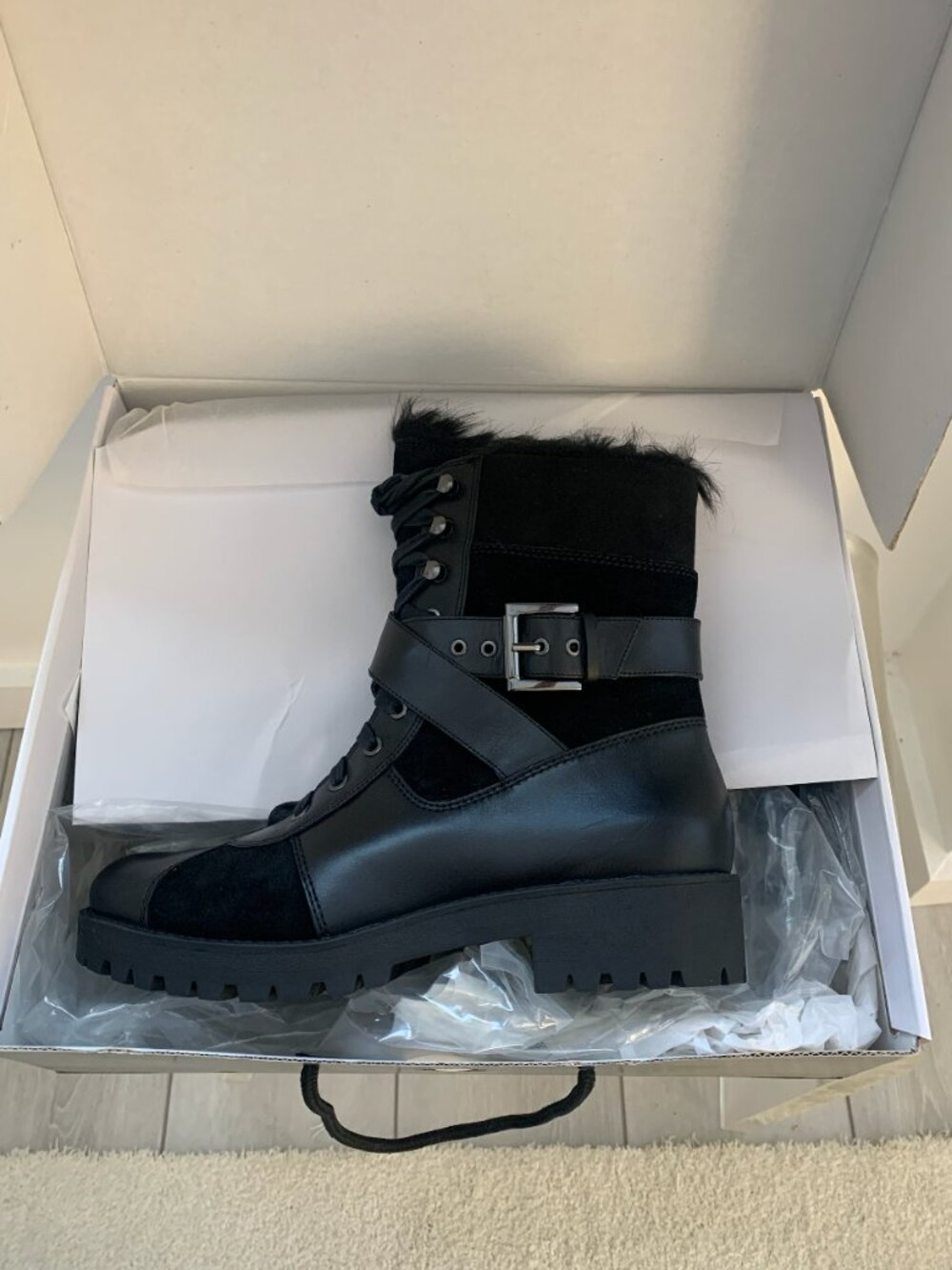 Nine West Combat Boots